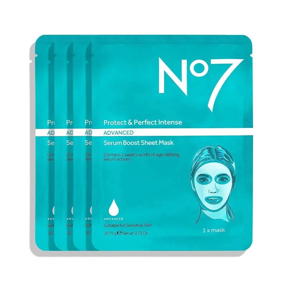 Protect & Perfect Intense Advanced Serum Boost Sheet Mask (4 Pack) Image 1