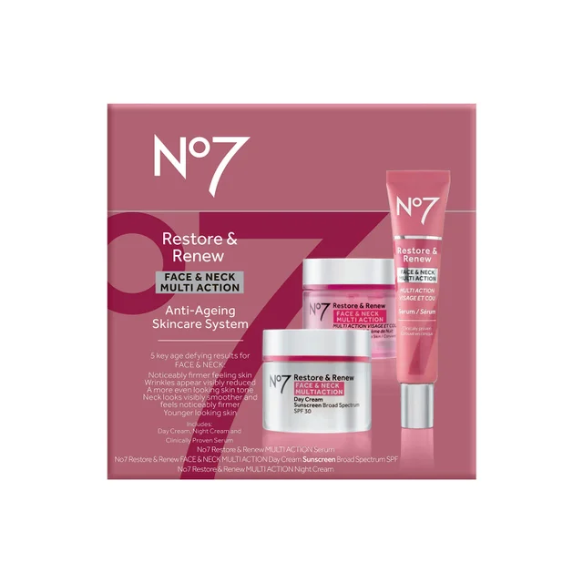 Restore & Renew Multi Action Face & Neck Skincare System