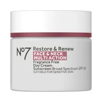 Restore & Renew Face & Neck Multi Action Fragrance Free Day Cream SPF 30 - undefined undefined
