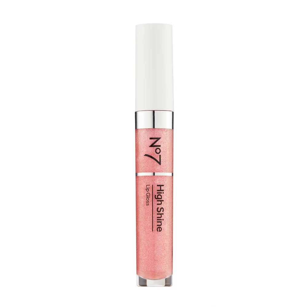 No7 High Shine Lip Gloss Pink Slip 8ml Image 1