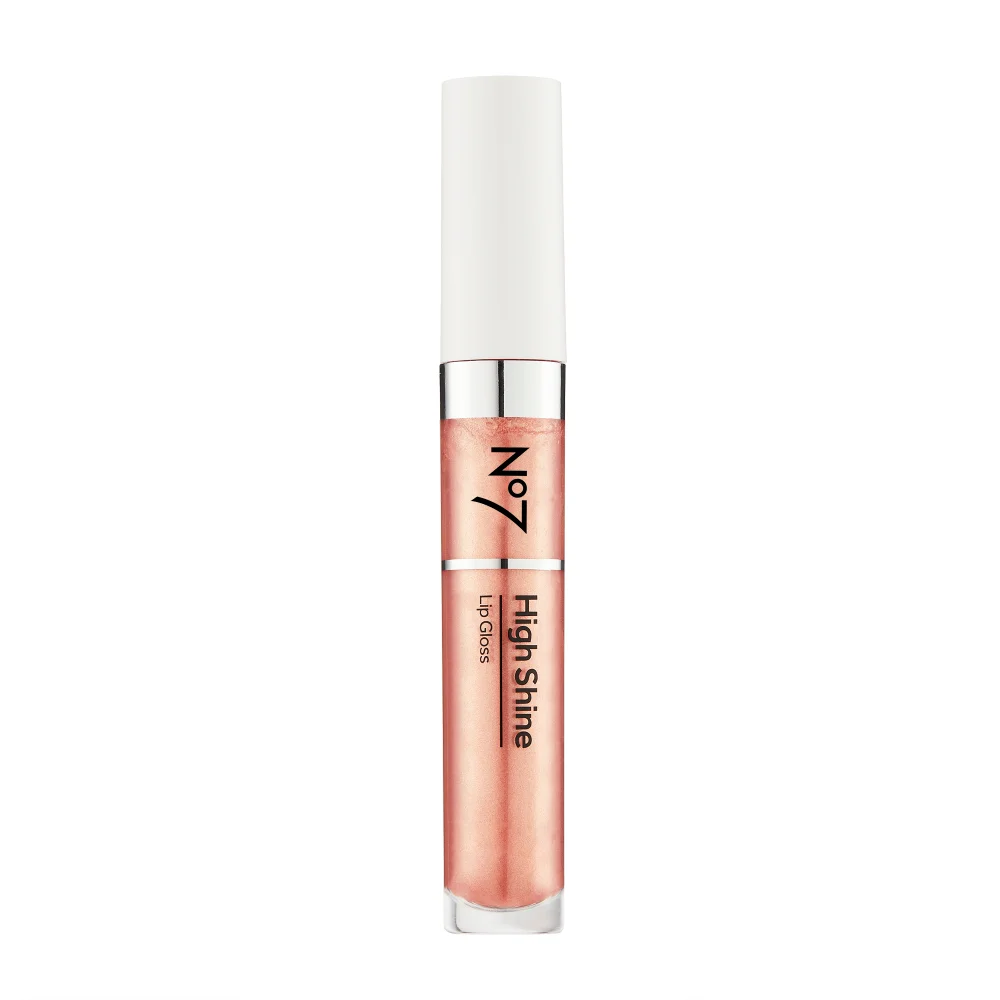 No7 High Shine Lip Gloss Pink Latte 8ml Image 1