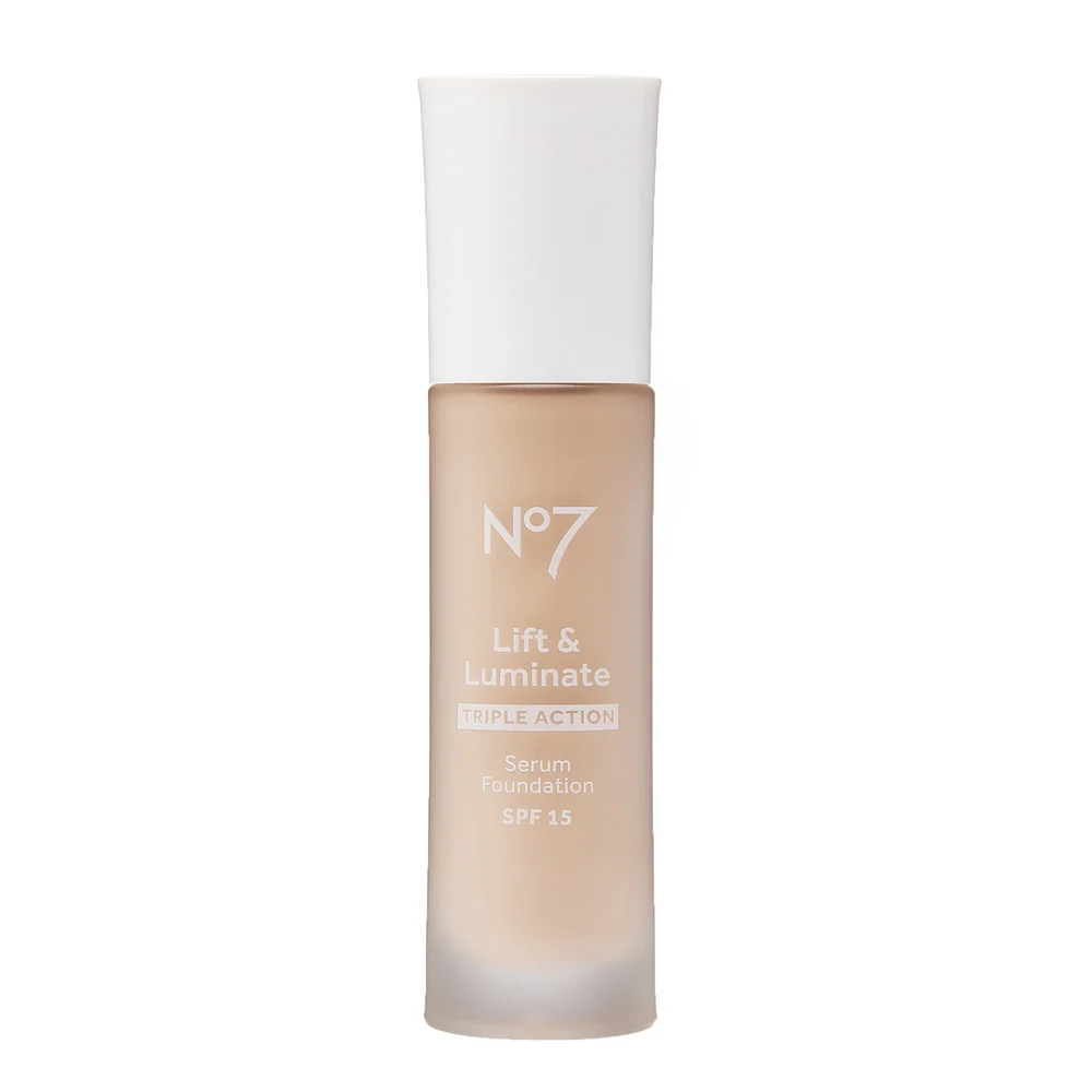 No7 Lift & Luminate TRIPLE ACTION Serum Foundation Calico 610W Image 1