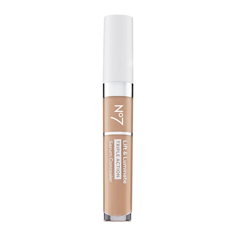 No7 Lift & Luminate TRIPLE ACTION Serum Concealer Medium 8ml Image 1
