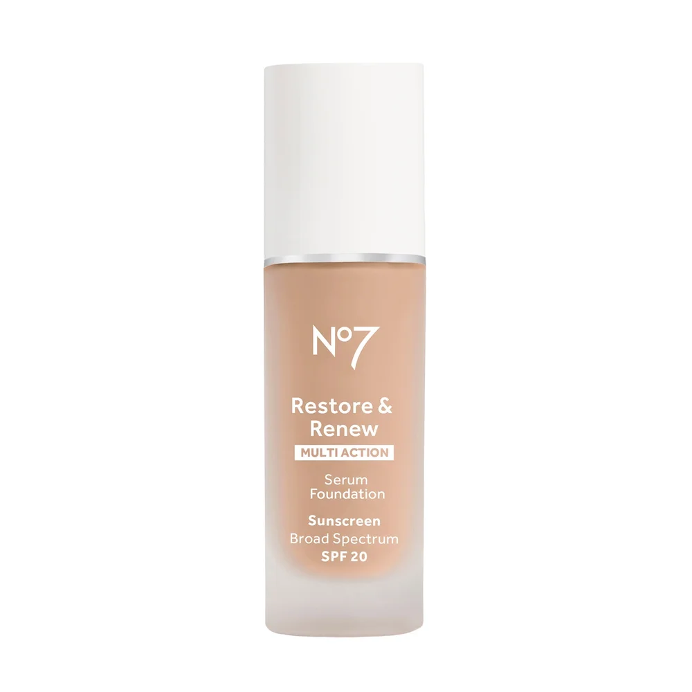 No7 Restore & Renew Multi Action Serum Foundation - Calico Image 1