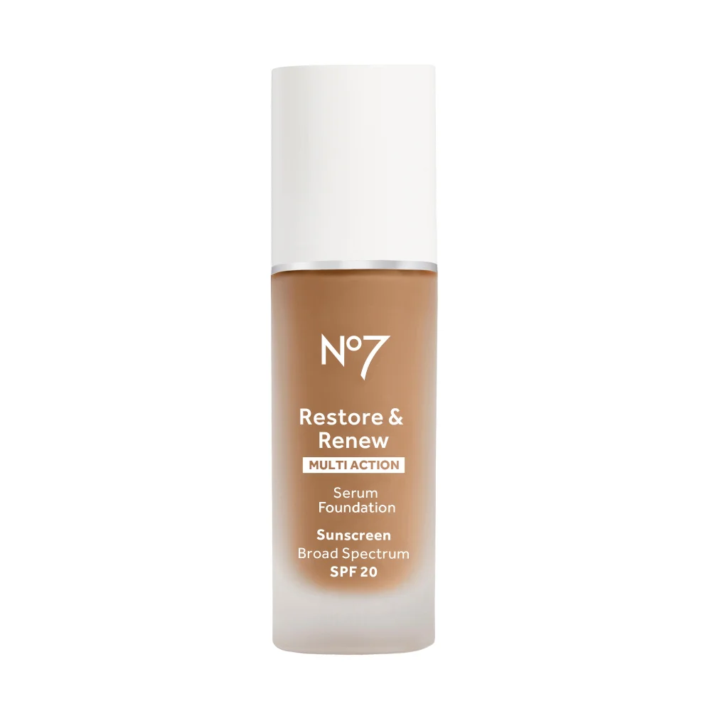 No7 Restore & Renew Multi Action Serum Foundation - Bamboo Image 1
