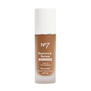 No7 Restore & Renew Multi Action Serum Foundation- Amber