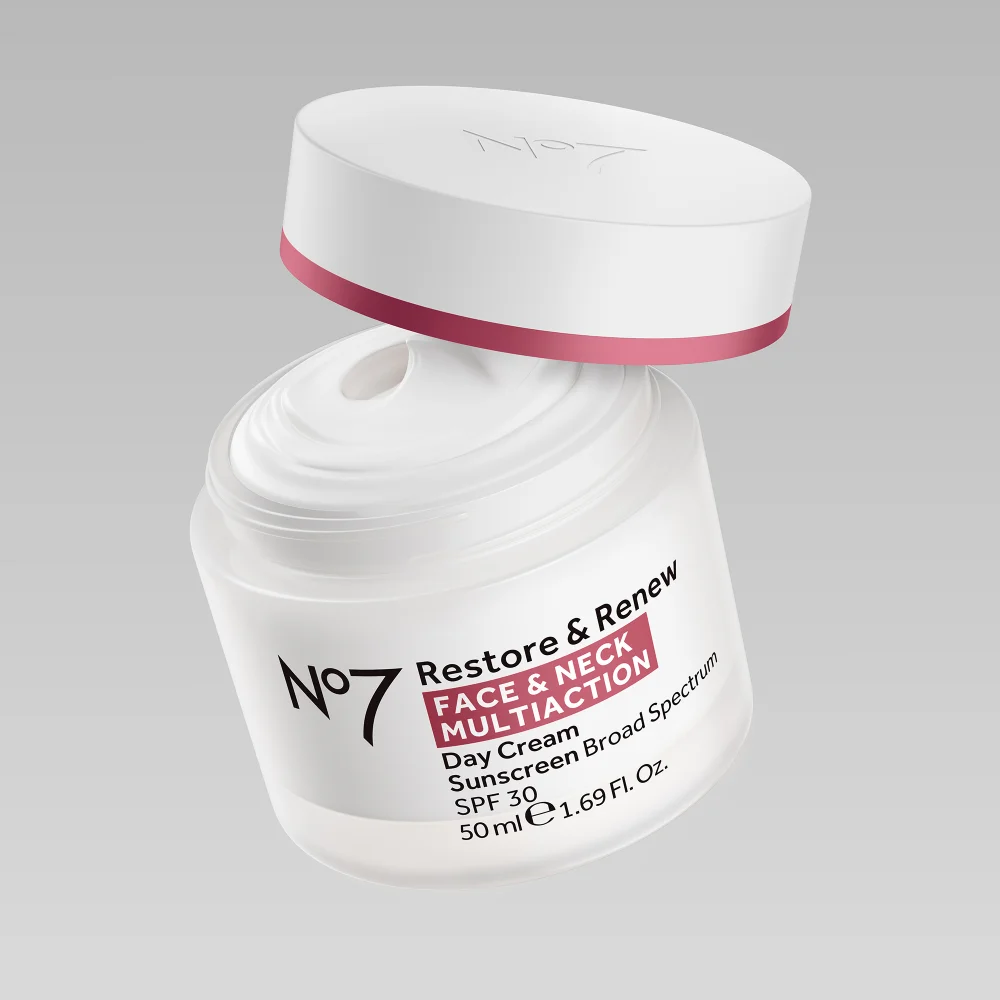 Restore & Renew Multi Action Face & Neck Day Cream SPF 30 Image 1