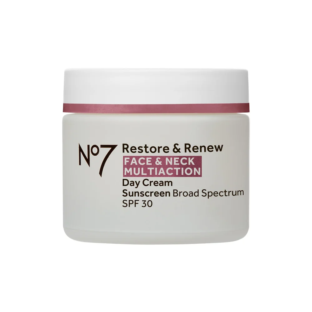 Restore & Renew Multi Action Face & Neck Day Cream SPF 30 Image 1
