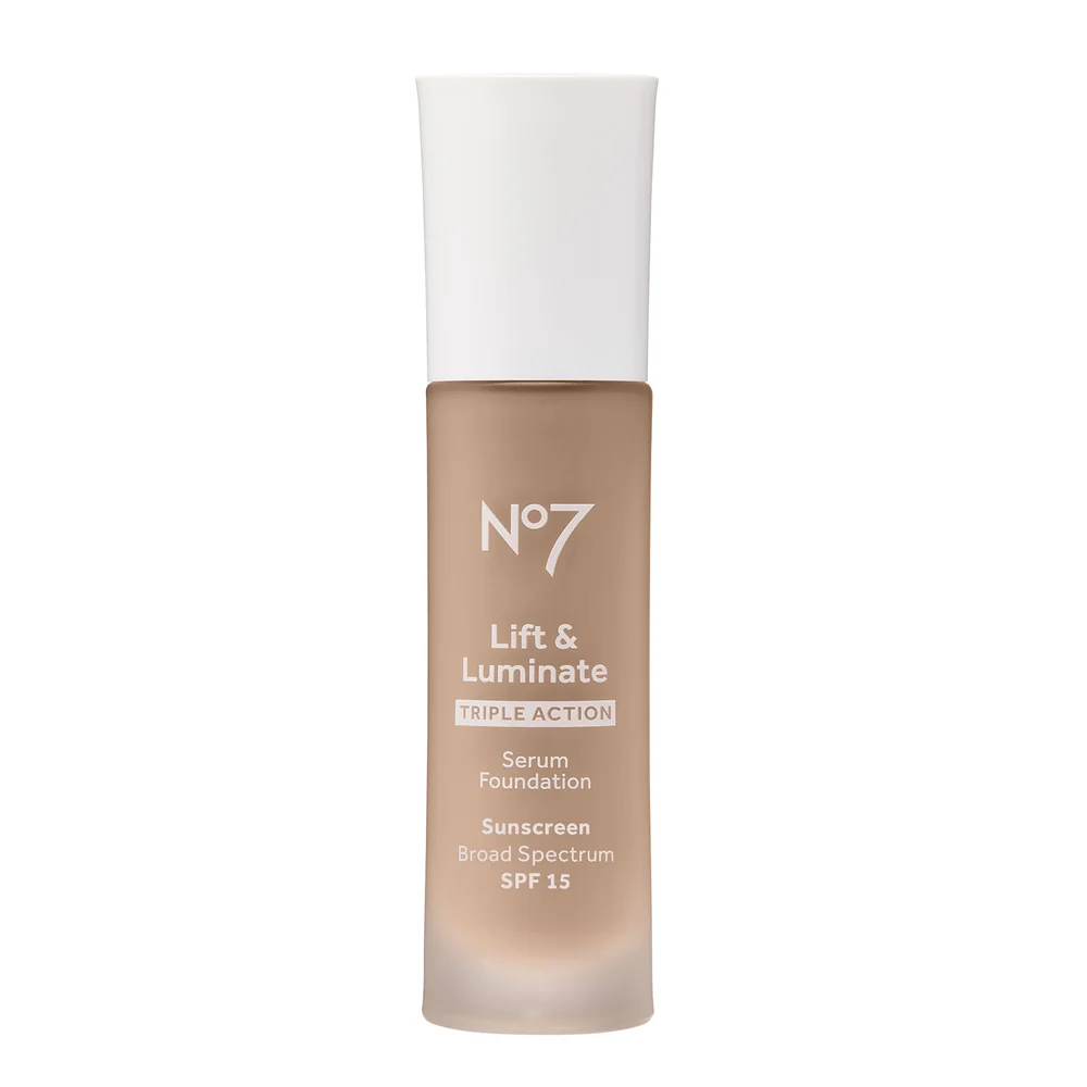 No7 Lift & Luminate Triple Action Serum Foundation 1 fl oz - Cool Vanilla Image 1