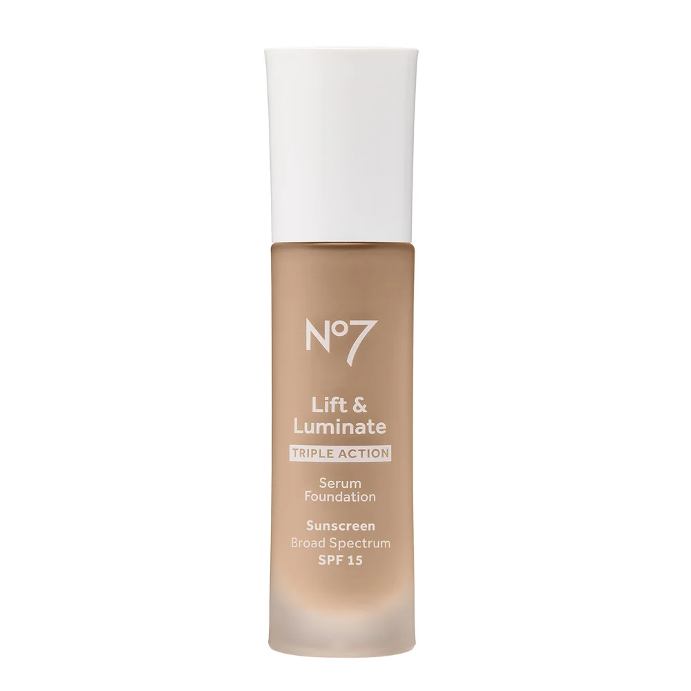 No7 Lift & Luminate Triple Action Serum Foundation 1 fl oz - Warm Beige Image 1