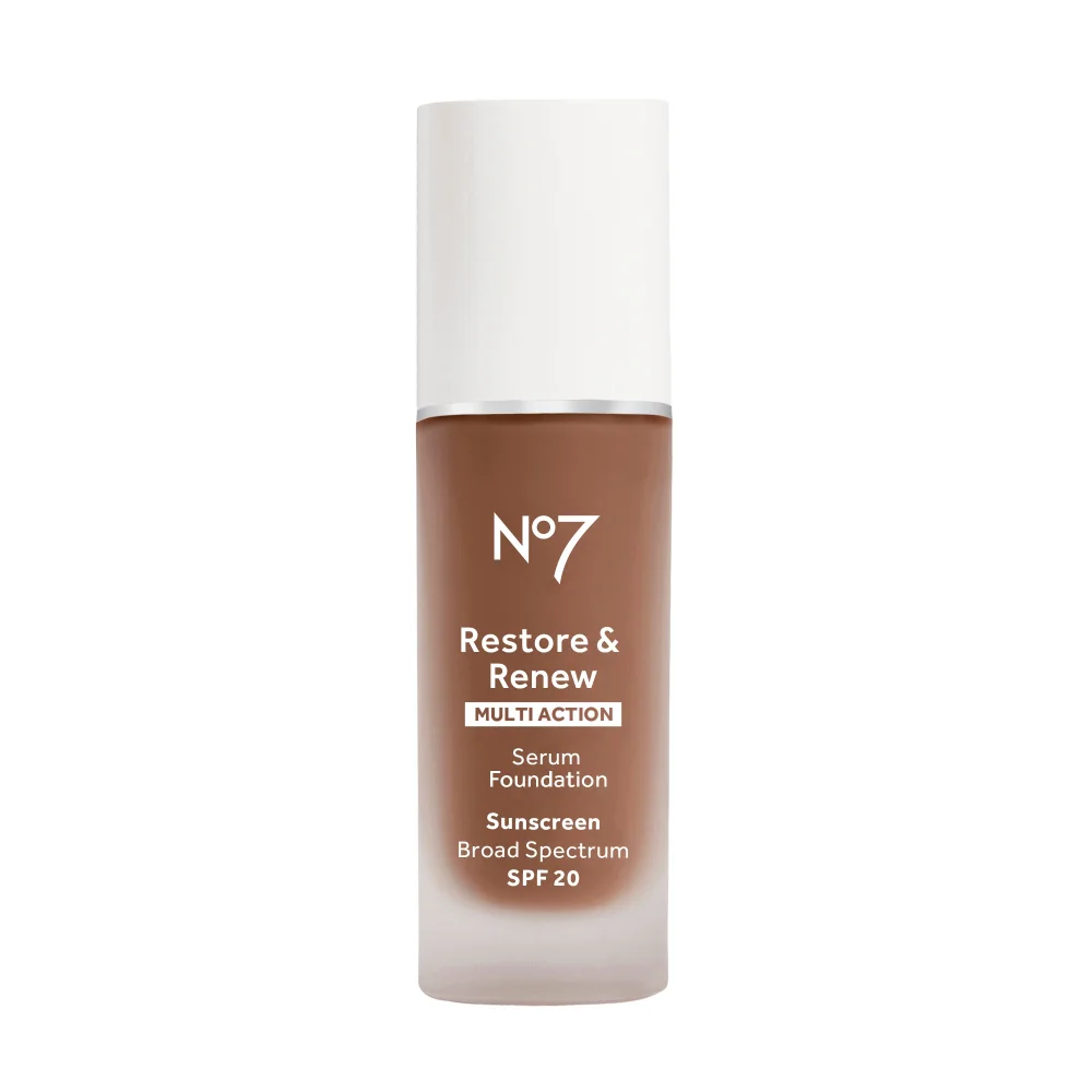 No7 Restore & Renew Multi Action Serum Foundation - Cedar Image 1
