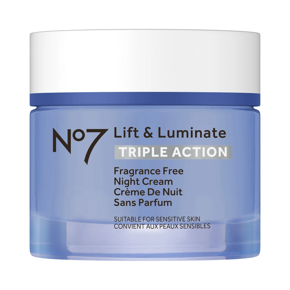 Lift & Luminate Triple Action Fragrance Free Night Cream (50ml) Image 1