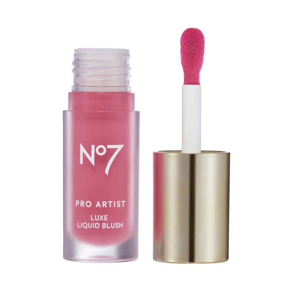 No7 Pro Artist Luxe Liquid Blush pink blush 6.1ml Image 1