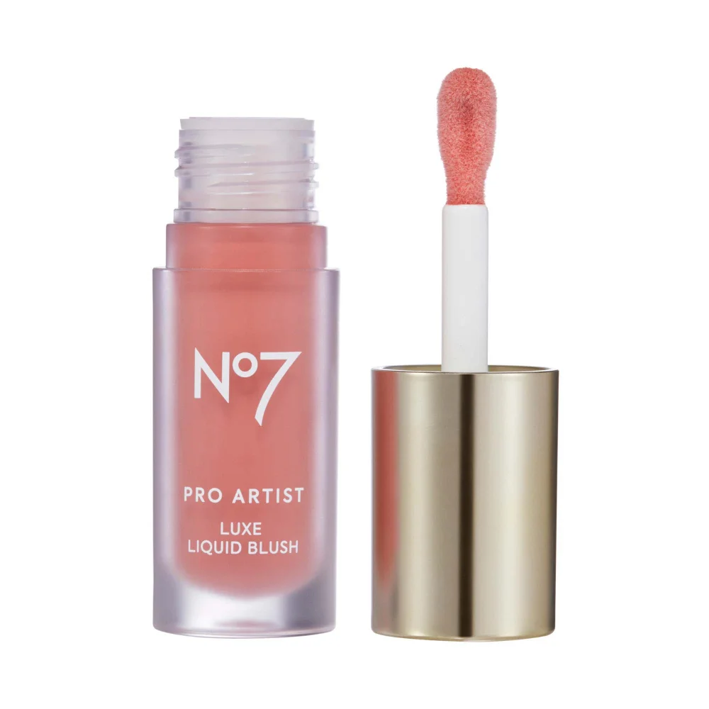 No7 Pro Artist Luxe Liquid Blush coral blush 6.1ml Image 1