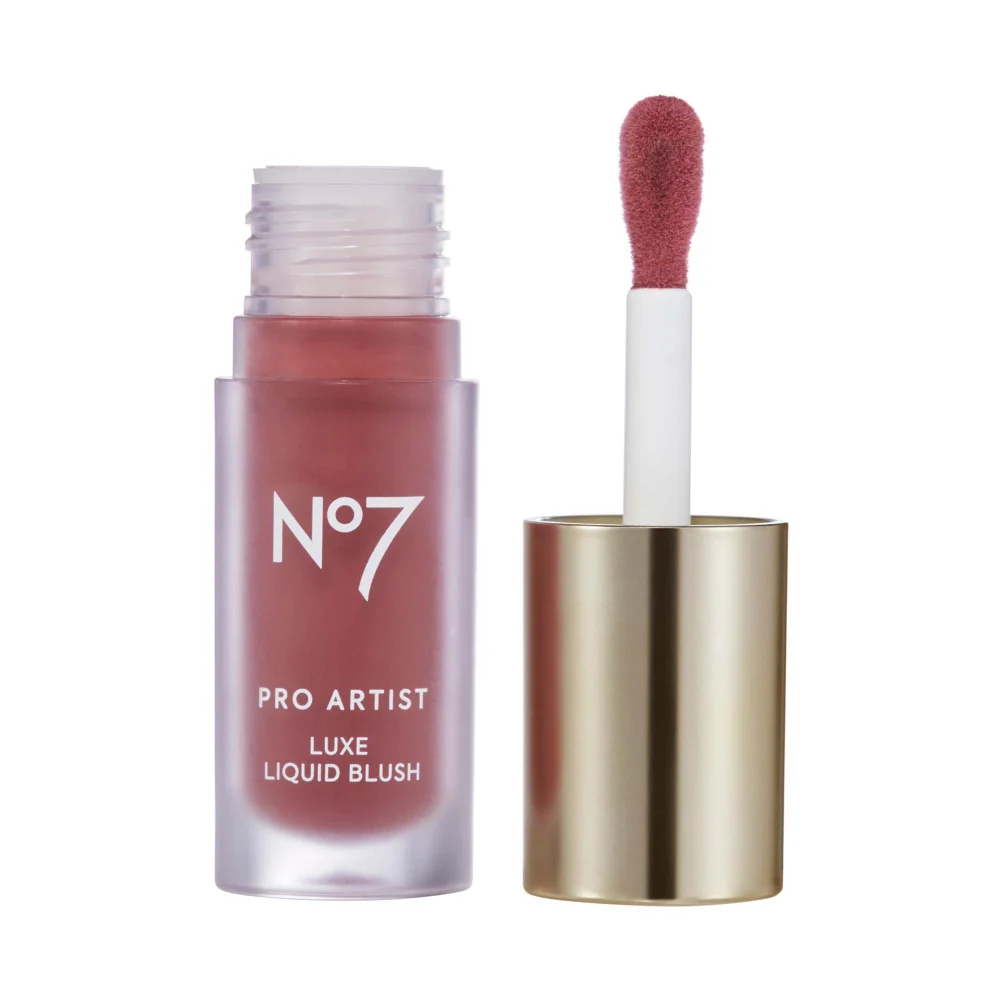 No7 Pro Artist Luxe Liquid Blush taupe blush 6.1ml Image 1