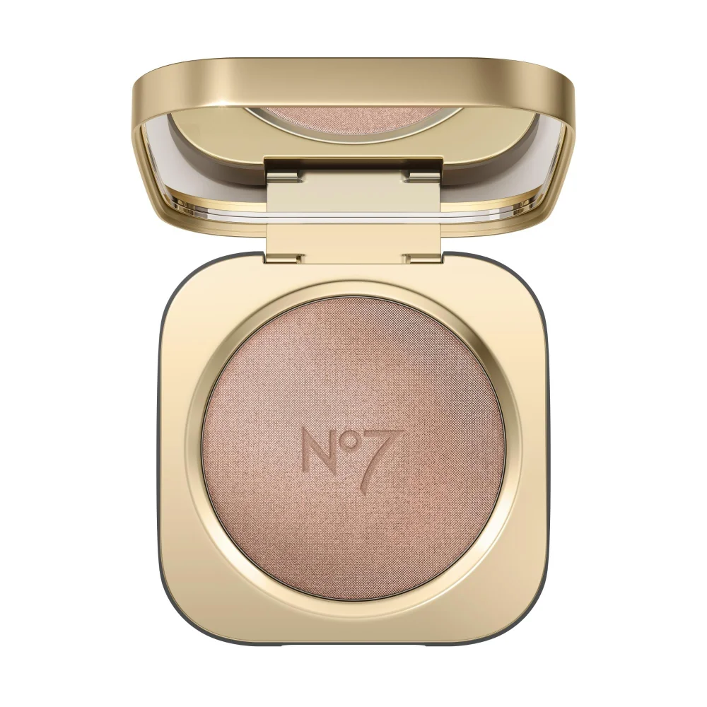No7 Pro Artist Radiant Glow Powder Highlighter 0.17 oz - Bronze Silk Image 1