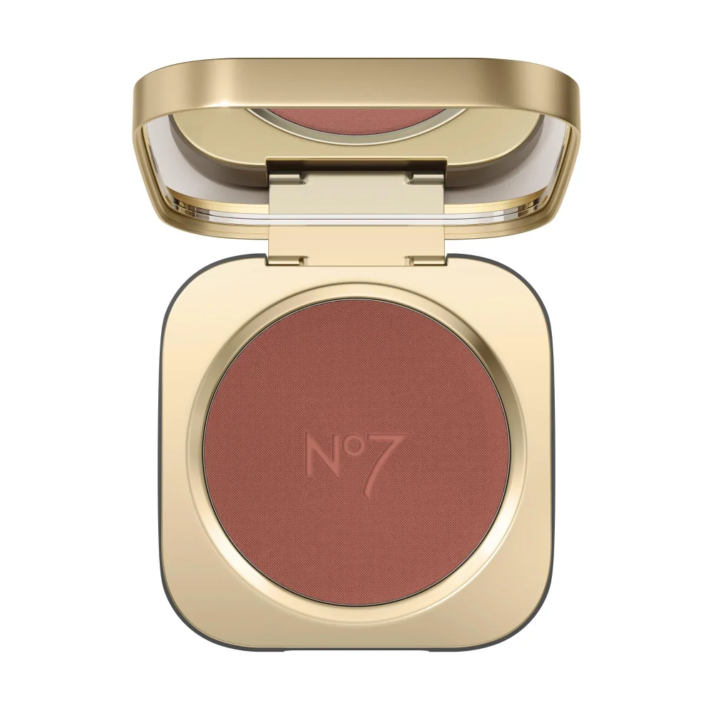 No7 Pro Artist Luxe Powder Blush 5g - Taupe Blush Image 1