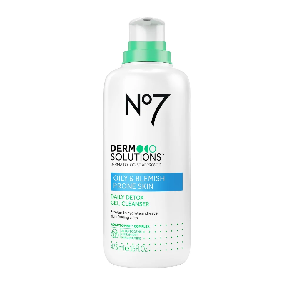 Derm Solutions Daily Detox Gel Cleanser, 16 Fl Oz Image 1