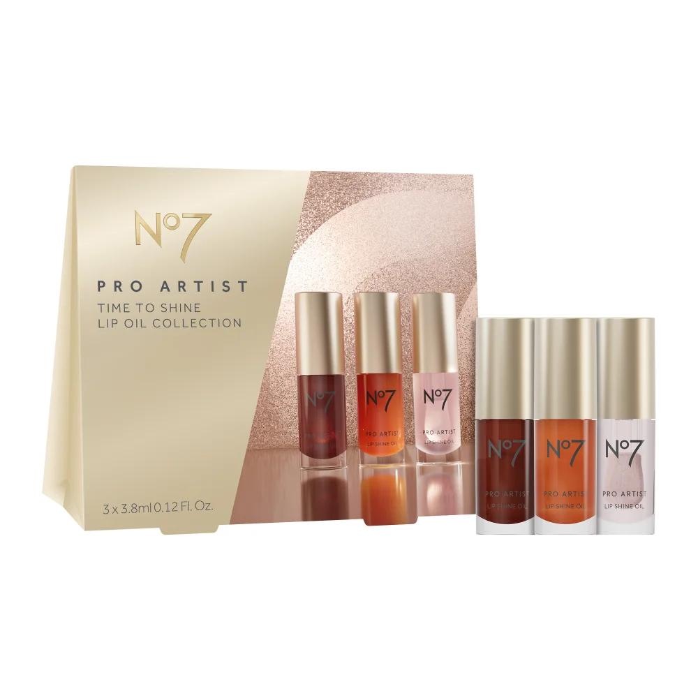No7 Pro Artist Time to Shine Lip Oil Collection Image 1