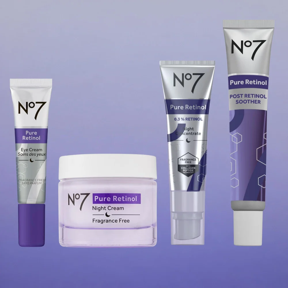 No7 Pure Retinol Complete Skincare Set Image 1