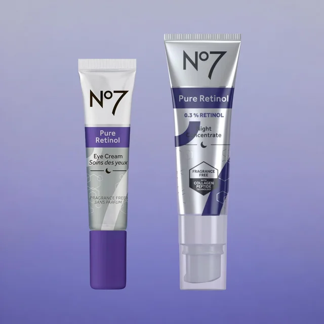 No7 Retinol Eye Cream & Night Concentrate Set