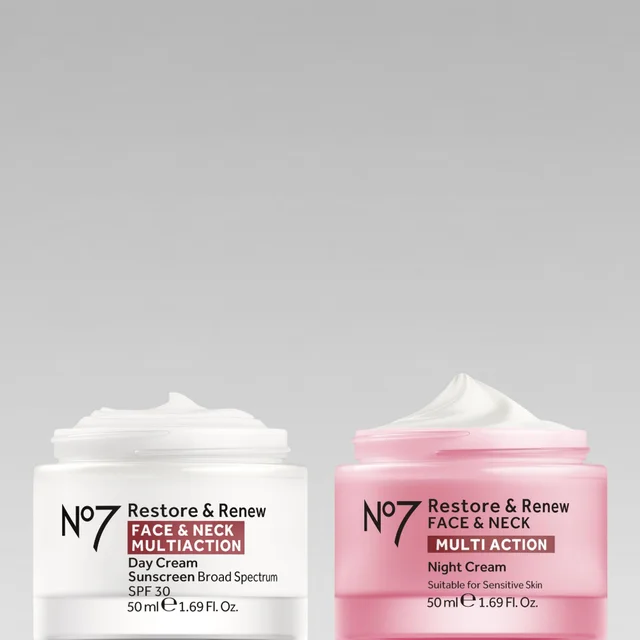 No7 Restore & Renew Day & Night Cream Set