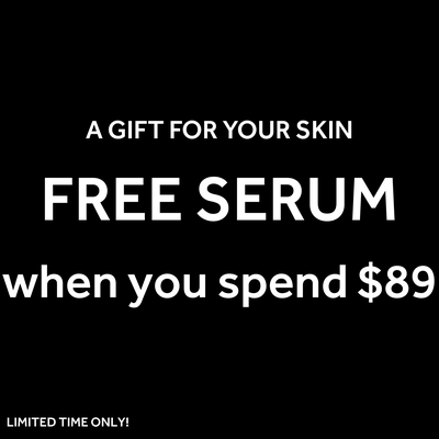 FREE SERUM WITH ORDERS +$89