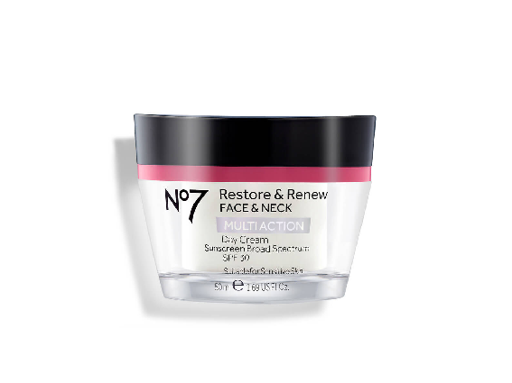 Restore and Renew Multi Action Face & Neck Day Cream SPF 30
