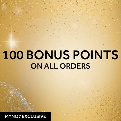 100 bonus points on all orders