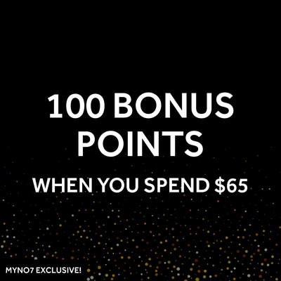 100 BONUS POINTS WHEN YOU SPEND $65