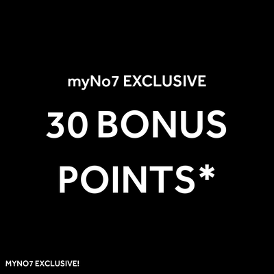 30 bonus points when you spend $59 - exclusively for loyalty members.