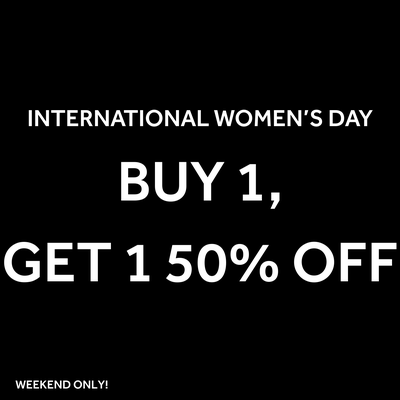 BUY 1 GET 1 50% OFF